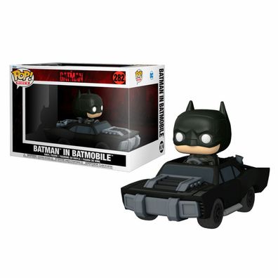 POP Ride Figur Filme DC Comics The Batman Batman im Batmobile