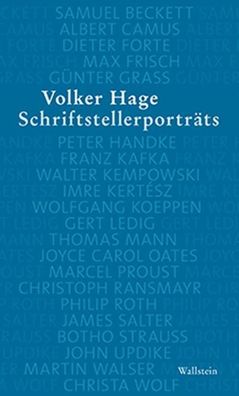 Schriftstellerportr?ts, Volker Hage