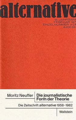 Die journalistische Form der Theorie, Moritz Neuffer