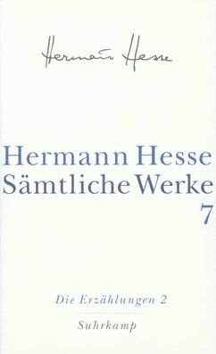 Die Erz?hlungen 2. 1907-1910, Hermann Hesse