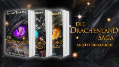 Set Die Drachenland-Saga Band 1 bis 3 (Trilogie), Echt Lieblich Verlag