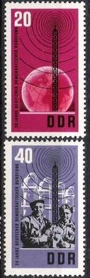 DDR Nr.1111/12 * * Rundfunk 1965, postfrisch