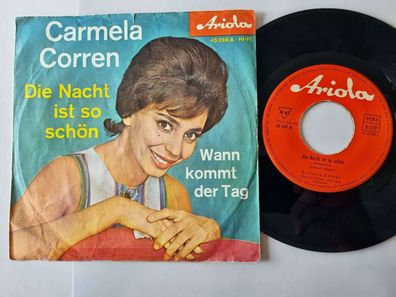 Carmela Corren - Die Nacht ist so schön 7'' Vinyl Germany