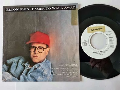Elton John - Easier to walk away 7'' Vinyl Germany