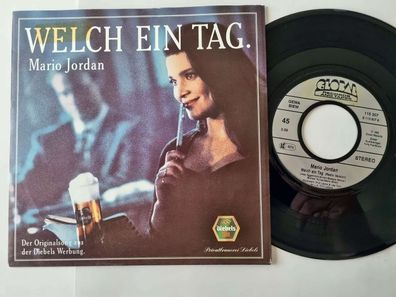Mario Jordan - Welch ein Tag 7'' Vinyl Germany/ Werbung Diebels Alt