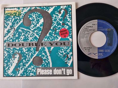 Double You - Please don't go 7'' Vinyl Germany