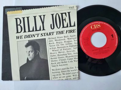 Billy Joel - We didn't start the fire 7'' Vinyl Holland