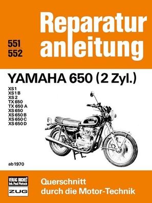 Yamaha 650 (2 Zyl.) ab 1970,