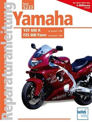 Yamaha YZF 600 R ab Baujahr 1996. FZS 600 Fazer ab Baujahr 1998,