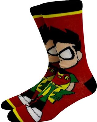 Robin Batman Joker Motivsocken Harley Quinn Cartoon Heroes DC Comics Motiv Socken