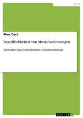 Begrifflichkeiten von Muskelverletzungen, Marc Dyck