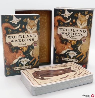Woodland Wardens: 52 Orakelkarten mit Booklet, Jessica Roux