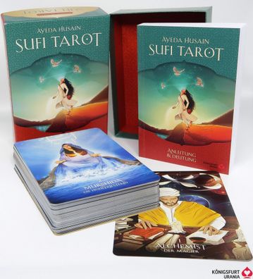 Sufi-Tarot - Der Weg des Herzens: 78 Tarotkarten mit Anleitung, Ayeda Husain