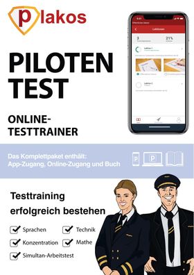 Pilotentest Testtraining Buch, Erdmann Waldemar