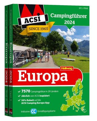 Europa 2024, Campingf?hrer ACSI, Acsi