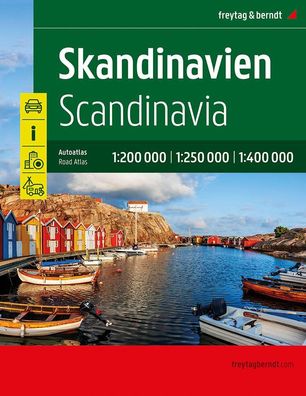 Skandinavien, Autoatlas 1:200.000 - 1:400.000, freytag & berndt, Freytag & ...