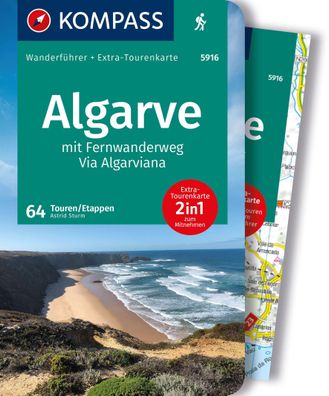 Kompass Wanderf?hrer Algarve mit Fernwanderweg Via Algarviana, 64 Touren / ...