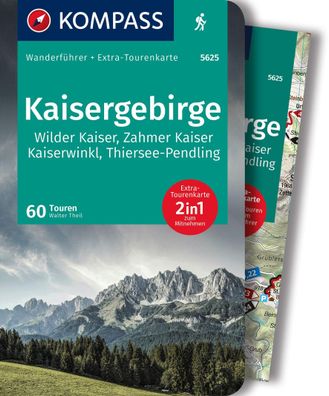Kompass Wanderf?hrer Kaisergebirge, 60 Touren mit Extra-Tourenkarte, Walter ...