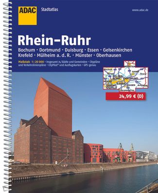 ADAC StadtAtlas Rhein-Ruhr 1:20 000,