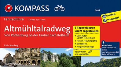 Kompass Fahrradf?hrer Altm?hltal-Radweg von Rothenburg ob der Tauber nach K ...