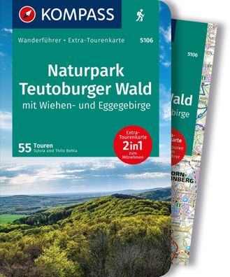 Kompass Wanderf?hrer Naturpark Teutoburger Wald mit Wiehen- und Eggegebirge ...