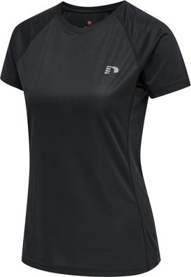 Newline Damen T-Shirt & Top Women'S Core Running T-Shirt S/ S Black-L