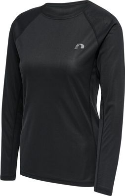 Newline Damen T-Shirt & Top Women'S Core Running T-Shirt L/ S Black-L