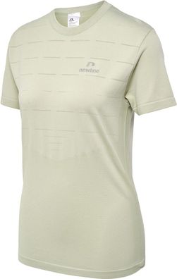 Newline Damen T-Shirt & Top Nwlriverside Seamless T-Shirt S/ S W Agate Grey-XXL