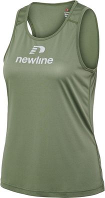Newline Damen T-Shirt & Top Nwlbeat Singlet Woman Deep Lichen Green-XXL