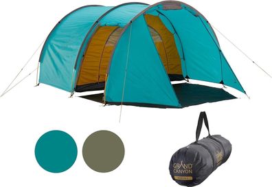 Grand Canyon Robson 3 - Zelt für 3 Personen, wasserdicht mit Vorzelt, großer Sta