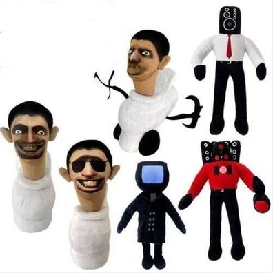 Skibidi Toilet Toiletman TVman Speakerman Plush Toys Plushie Stuffed Doll Gifts