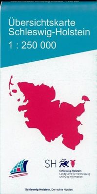 bersichtskarte Schleswig-Holstein 1:250 000,