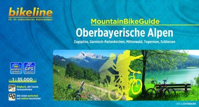 Bikeline Oberbayerische Alpen. MountainBikeGuide,
