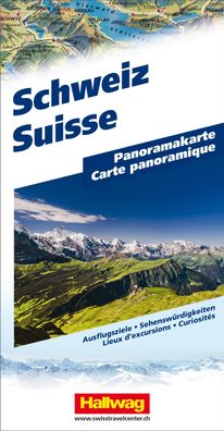 Schweiz Panoramakarte, Hallwag K?mmerly + Frey AG