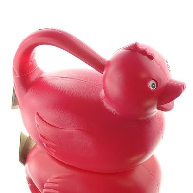 Kaemingk Kinder Gießkanne Ente Pink 17,5 cm - Kunststoff