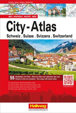 City-Atlas Schweiz mit 55 Stadtpl?ne, Hallwag K?mmerly + Frey AG