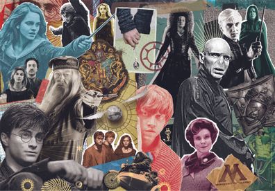 Harry Potter Charakter Collage