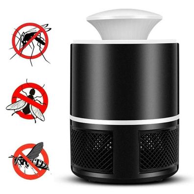 Htovila Mückenlampe USB Schwarz, Elektrisch, Energiesparend, Leise, Ohne Strahlung