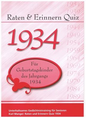 Raten & Erinnern Quiz 1934, Karl Mangei
