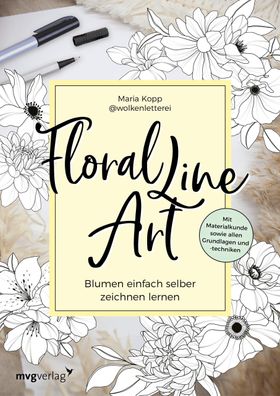 Floral Line Art, Maria Kopp