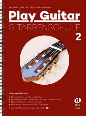 Play Guitar Gitarrenschule 2, Michael Langer