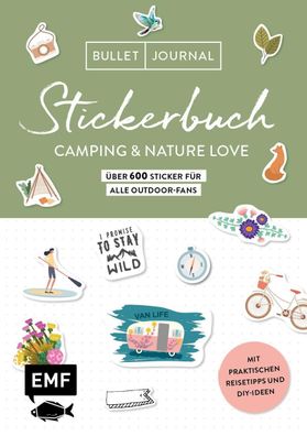 Bullet Journal Stickerbuch - Camping & Nature Love - ?ber 600 Sticker f?r a ...