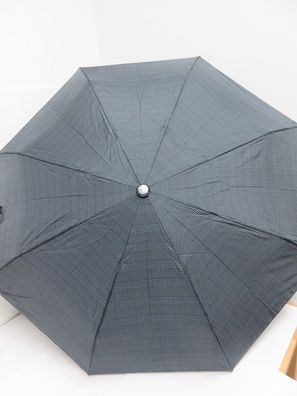 Regenschirm * schwarz/ grau Taschenschirm - Doppler
