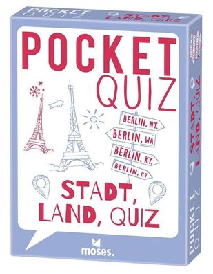 Pocket Quiz Stadt, Land, Quiz, Nicola Berger