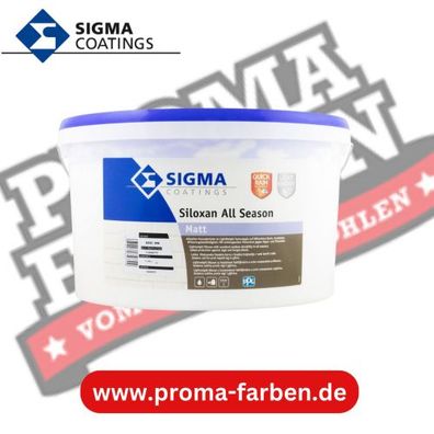 SIGMA Siloxan All Season matt Fassadenfarbe 12,5l Wunschfarbton
