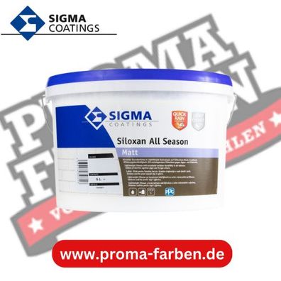 SIGMA Siloxan All Season matt Fassadenfarbe 5l Wunschfarbton