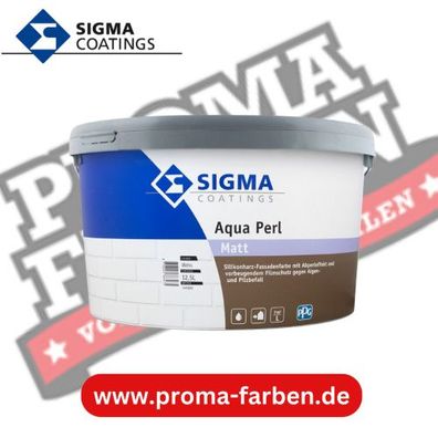 SIGMA Aqua Perl Fassadenfarbe 12,5l weiss