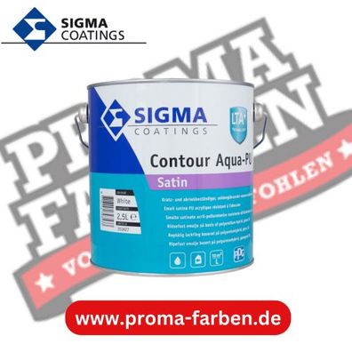 SIGMA Contour PU Satin 2,5l weiss