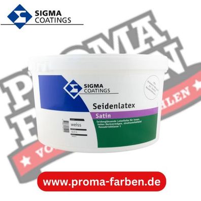 SIGMA Seidenlatex 12,5L weiss