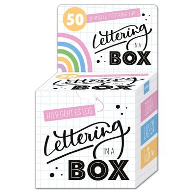 Lettering in a Box - 50 schnelle Letteringtipps - ziehen lachen lettern, Co ...